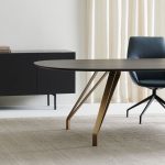 Office desk solid wood modern design